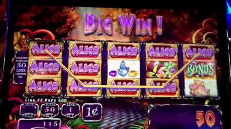 alice in wonderland slot machine